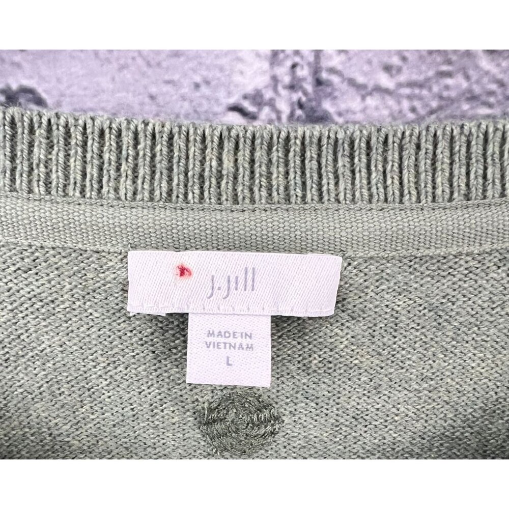J.Jill Womens Sweater Knit Pullover Long Sleeve Cozy Casual Fall Winter Size L - Picture 3 of 6